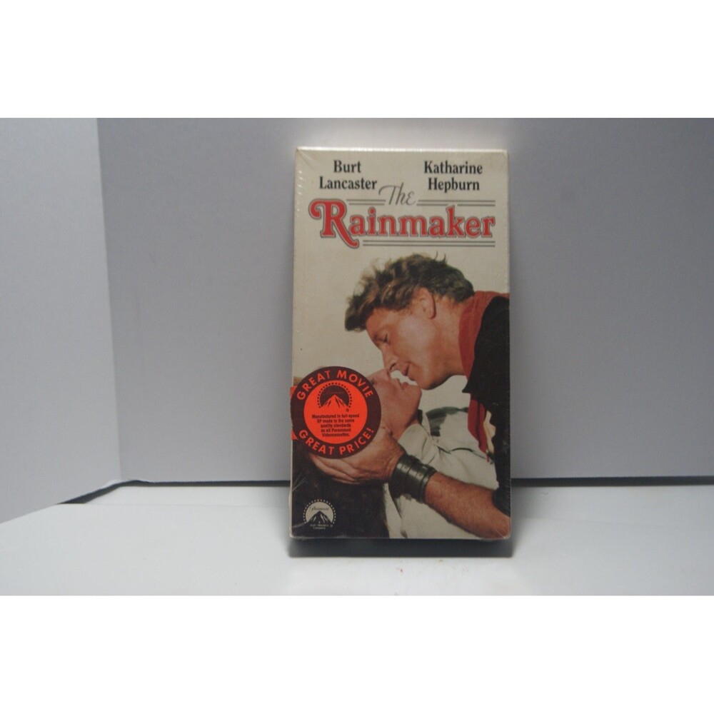 VHS The Rainmaker 1956 1988 Burt Lancaster Katharine Hepburn SEALED 8️⃣ Romance
